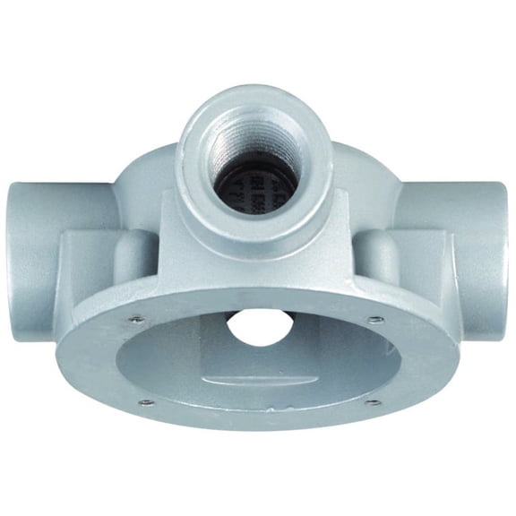 Killark VGX-2, Lighting Fixture Splice Box, Splice Box Ceiling Mount 3/4In, 1 PC