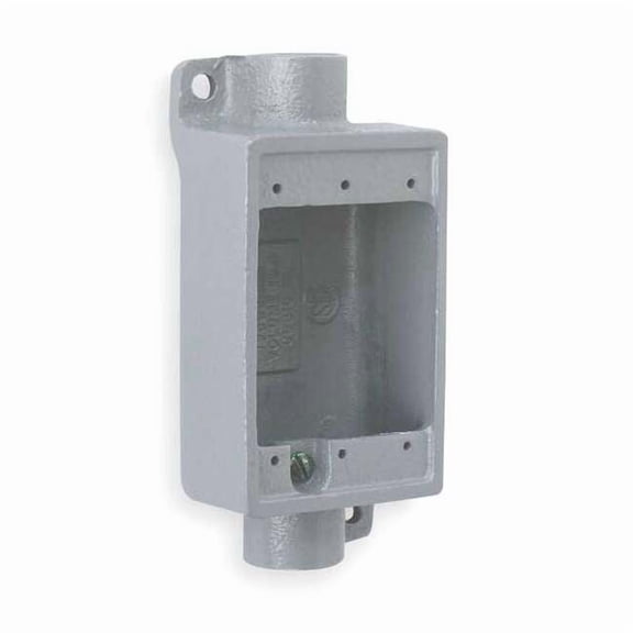 Hubbell Killark Weatherproof Box,3/4 in Hub,18 cu. in FSC-2M