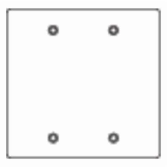 Hubbell Killark Weatherproof Cover,1.40" D,For Blank 2FBC