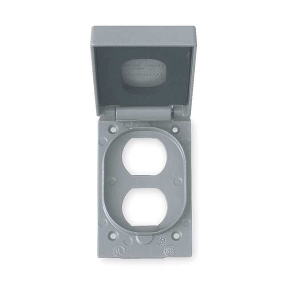 Hubbell Killark Weatherproof Cover,Vertical,Aluminum FCLA
