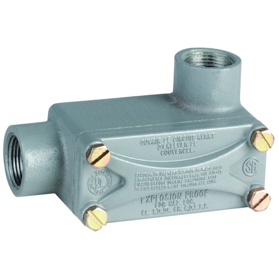 Killark XLR-2, Exp Proof Conduit Body, 3/4In Lr Type Al Haz Loc Fittin, 1 PC