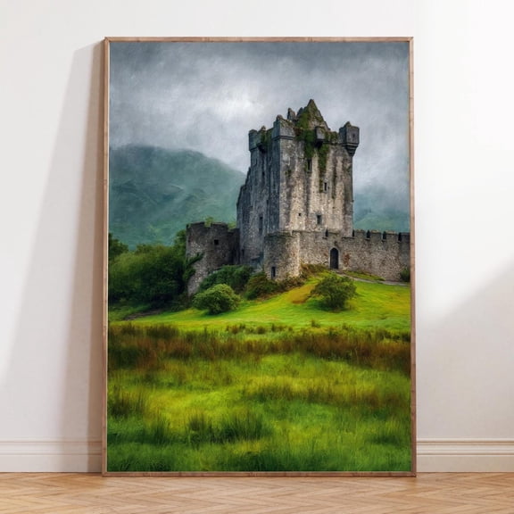 Killarney Ireland Historic Castle Emerald Landscape Poster Unframed Paper Print