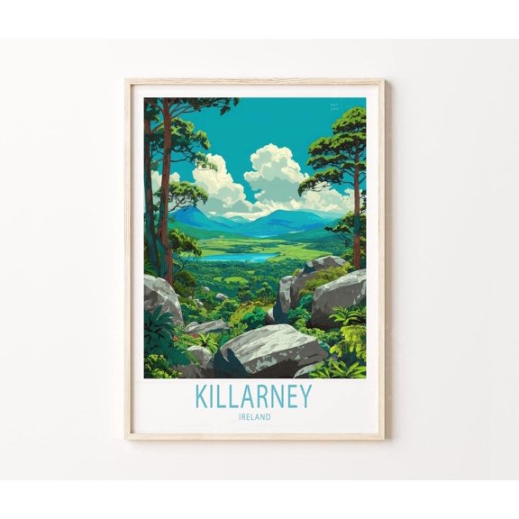 Killarney Ireland Travel Wall Decor Home Decor