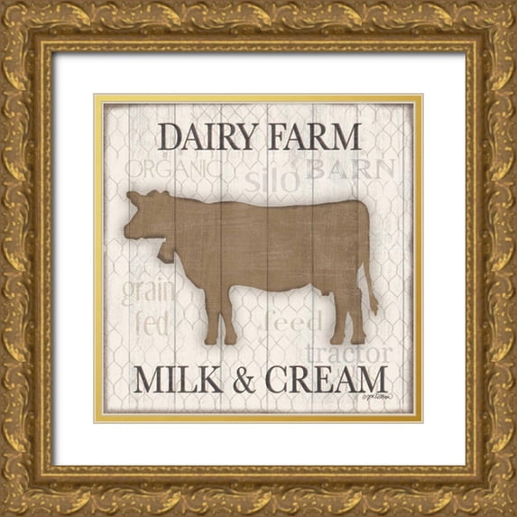 Killeen, Jen 12x12 Gold Ornate Wood Framed with Double Matting Museum Art Print Titled - Market Fresh II