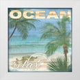 thumbnail image 1 of Killeen, Jen 20x20 White Modern Wood Framed Museum Art Print Titled - Beach Palm II, 1 of 4