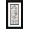 thumbnail image 1 of Killeen, Jen 8x14 Black Ornate Wood Framed with Double Matting Museum Art Print Titled - Ocean Life II, 1 of 4