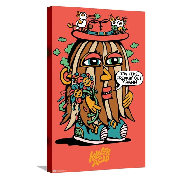 Killer Acid - Freak Canvas Wall Poster, 14.725" x 22.375"