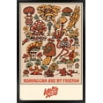 thumbnail image 1 of Killer Acid - Mushrooms Are My Friends Wall Poster, 14.725" x 22.375" Framed, 1 of 5