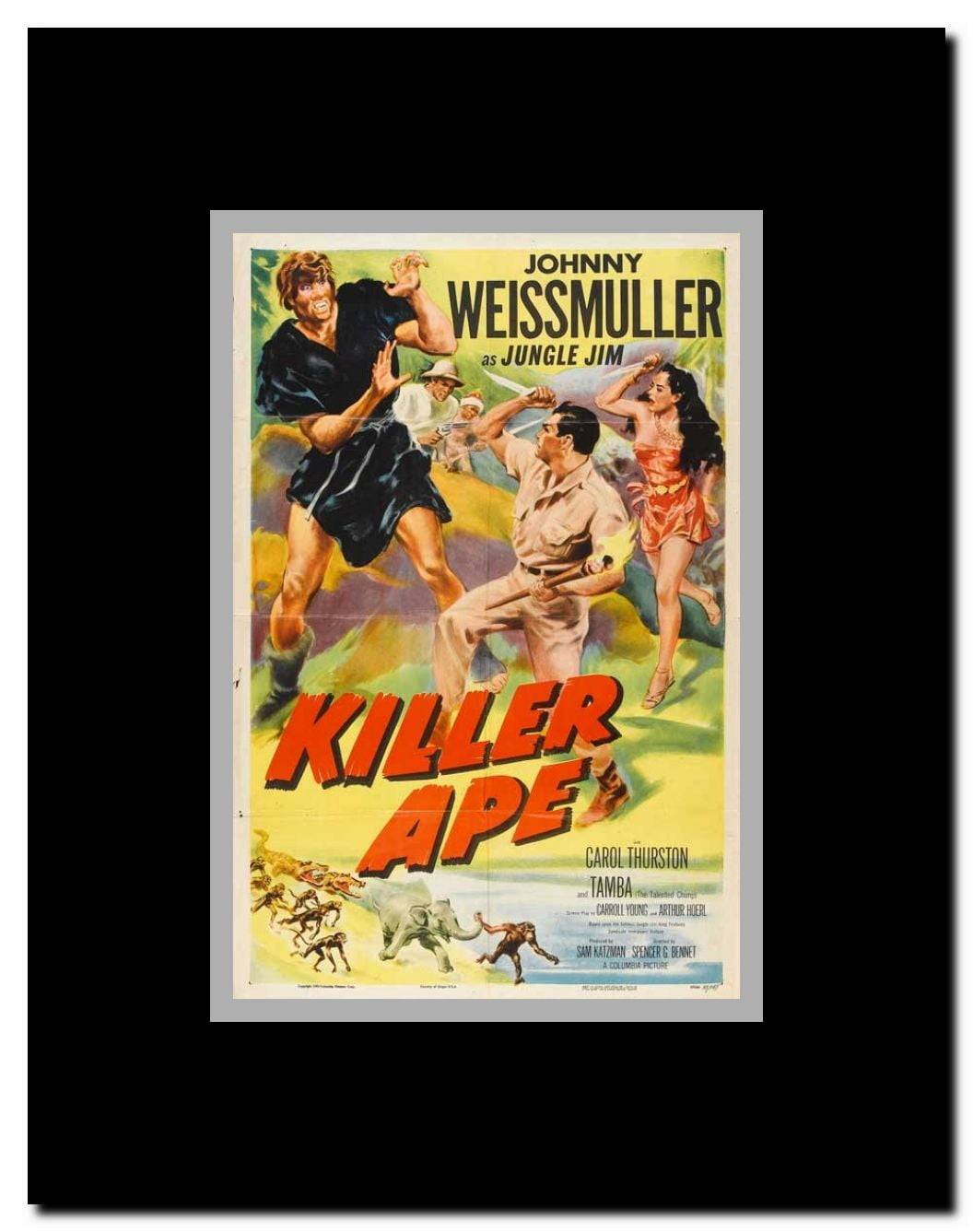 Killer Ape Framed Movie Poster