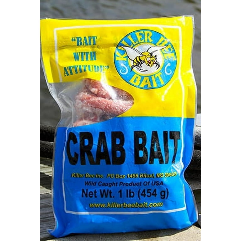 Killer Bee Bait Frozen Crab Bait 1 lb. 