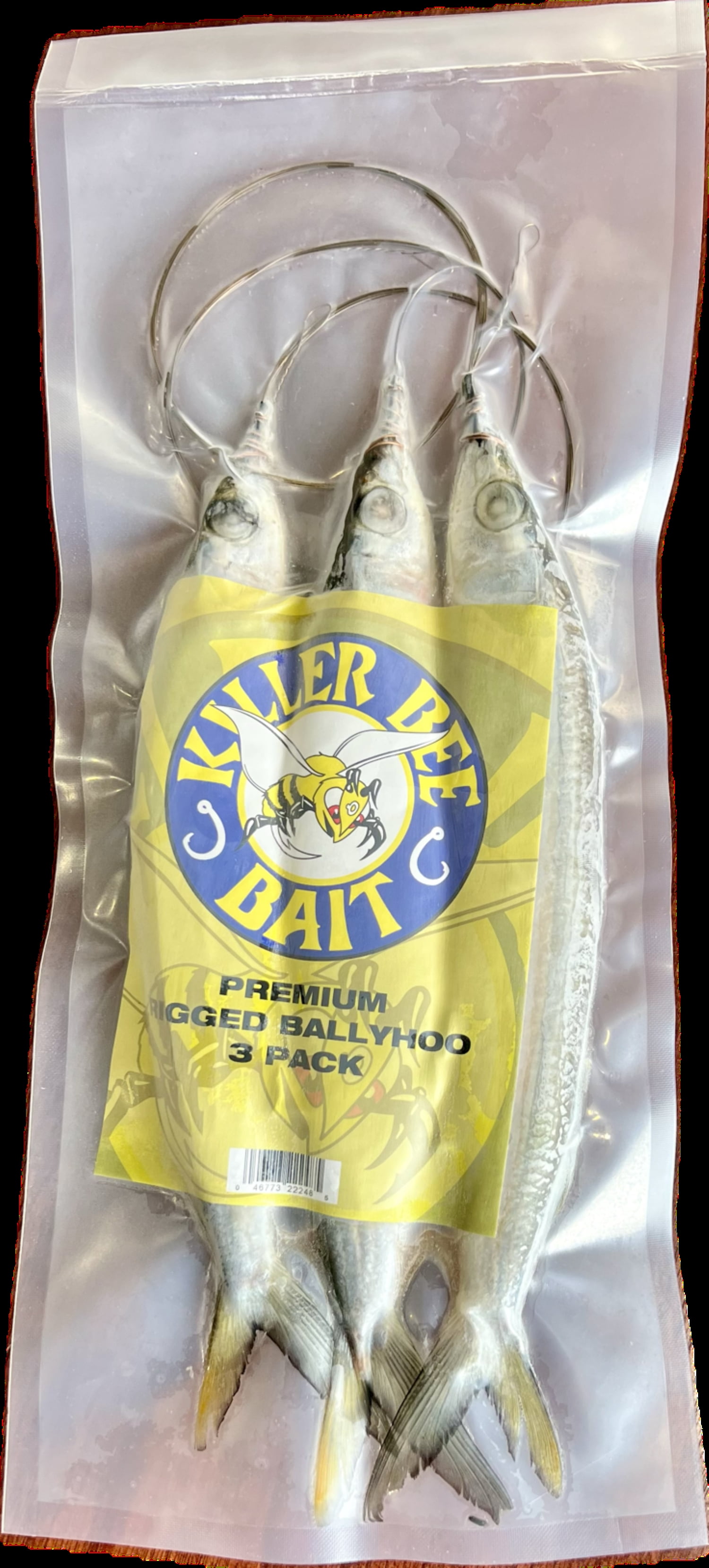 Killer Bee Bait Frozen Rigged Ballyhoo 3 Pk.