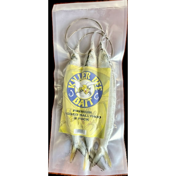 Killer Bee Bait Frozen Rigged Ballyhoo 3 Pk.