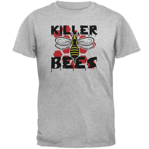 Killer Bees Honey Bee Mens T Shirt Heather 5X-LG