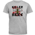 thumbnail image 1 of Killer Bees Honey Bee Mens T Shirt Heather SM, 1 of 1