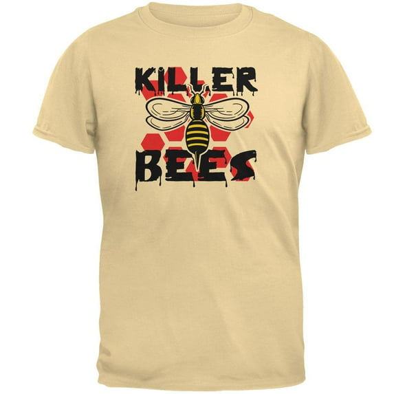 Killer Bees Honey Bee Mens T Shirt Yellow Haze MD
