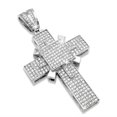 thumbnail image 1 of Killer Bling Bling Cross Micro Pave Totally Covered in CZ Ice, 1 of 1
