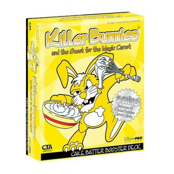 Killer Bunnies and The Quest for The Magic Carrot - Cake Batter Expansion, a Fluffy and Delicious Addition to The Base Game!