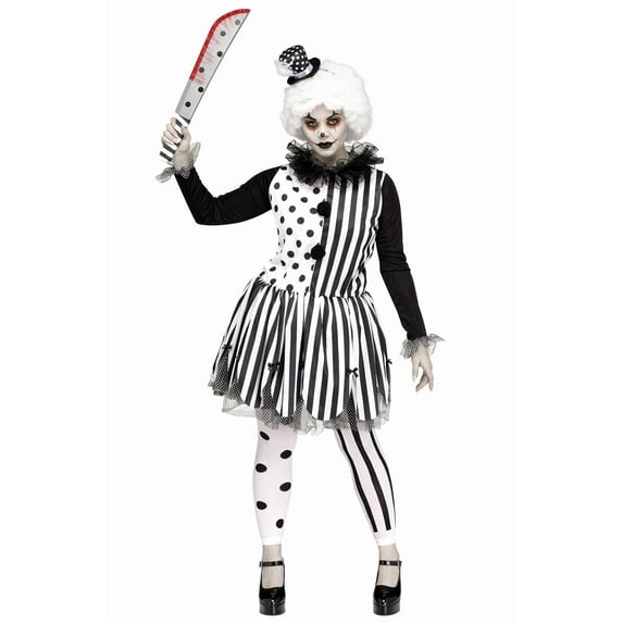 Killer Clown Lady Plus Size Costume