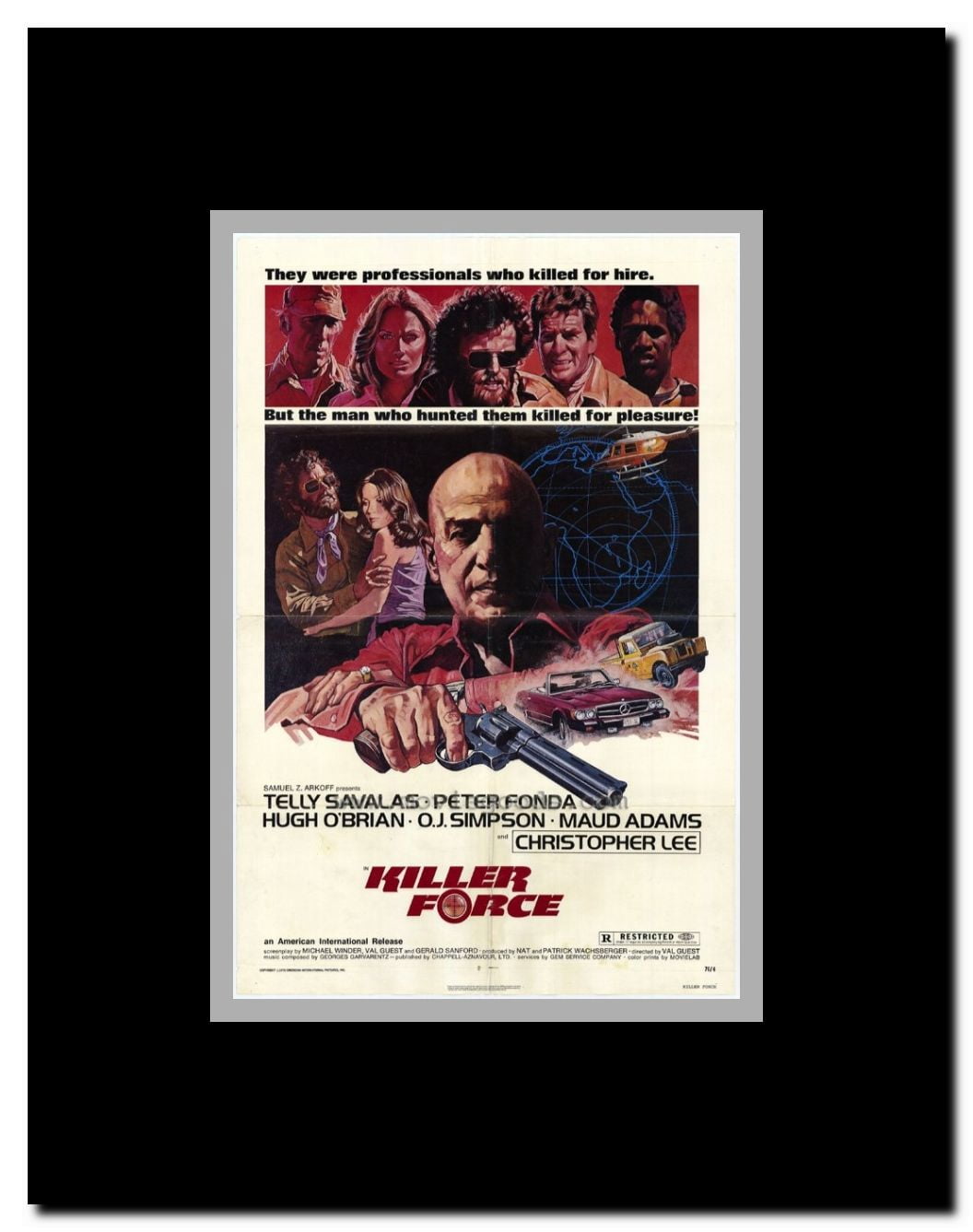 Killer Force Framed Movie Poster