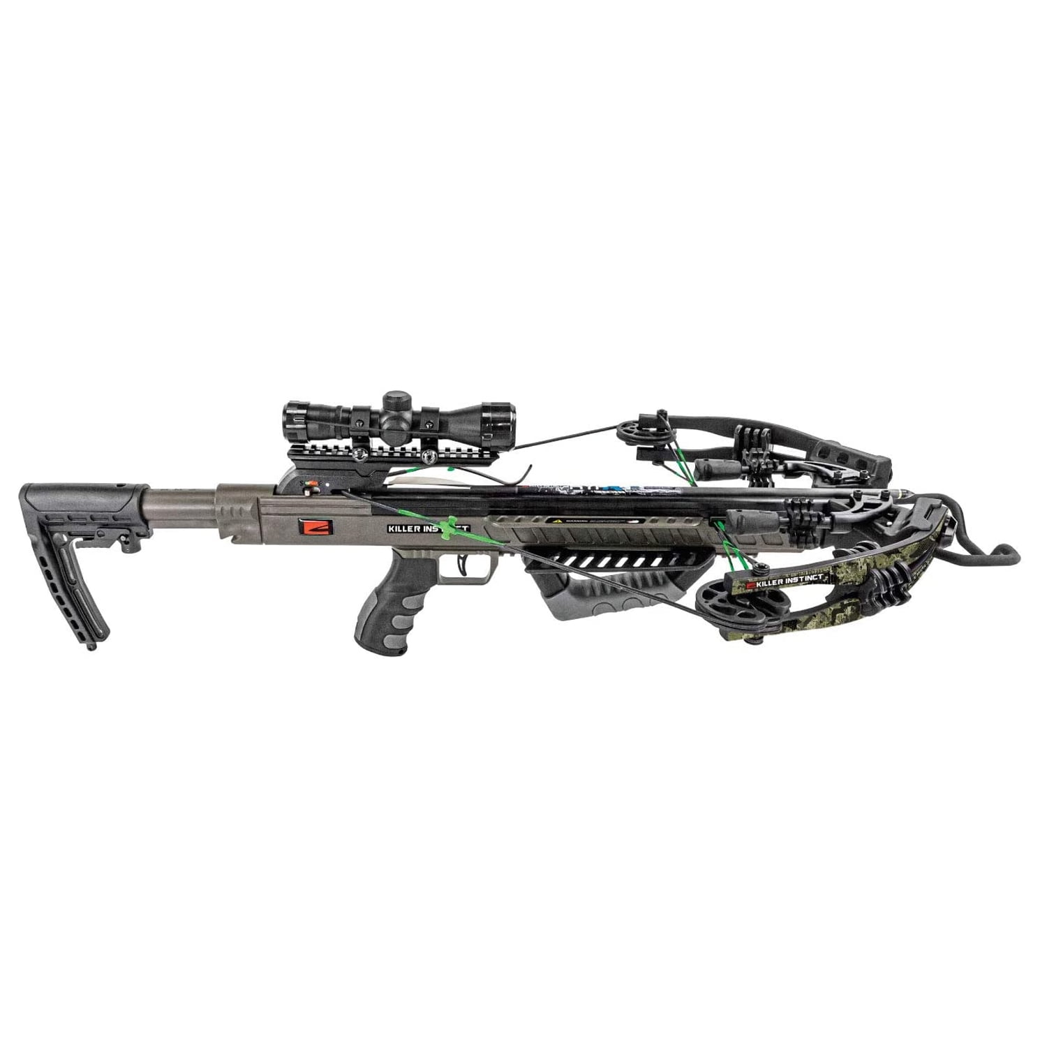 Killer Instinct Boss 405 Hunting Crossbow with Scope Quiver and 3