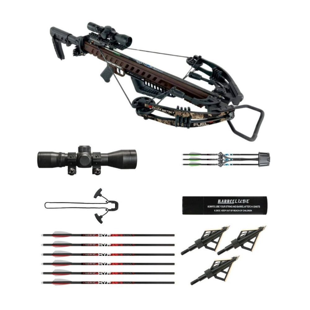 Killer Instinct Fuel 415 with RDC Crossbow Bundle with 6 Arrows, 3