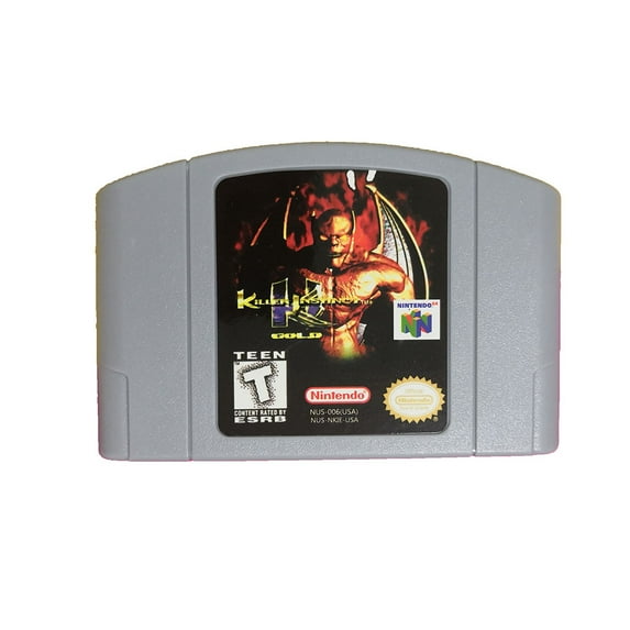 Killer Instinct Gold Video Games Cartridge Card for N 64 Us Version