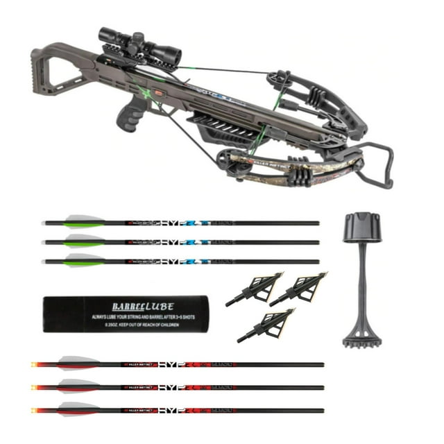 Killer Instinct Lethal 405 FPS Crossbow with Lighted Crossbow and