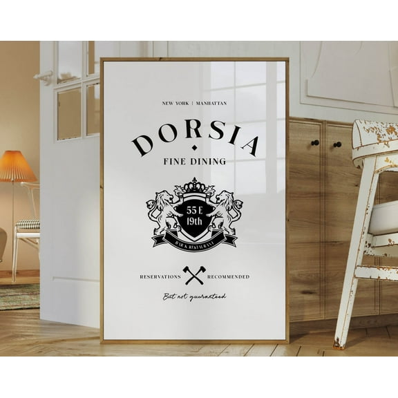Killer Kitchen Art Horror Movie Poster Dorsia Print Kitchen Wall Decor Nightmare Kitchen Art Dining Wall Art, Modern Wall Decor, 8x12 UNFRAMED