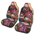 Killer Klowns Car Seat Cover Front Seats Full Set of 2 Vehicle Seat