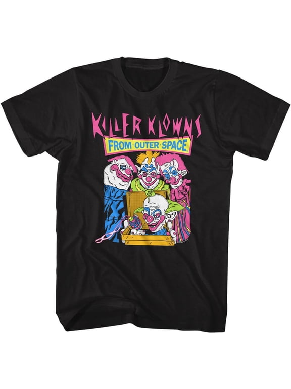Killer Klowns From Outer Space Pizza Deliveries Black Adult T-Shirt