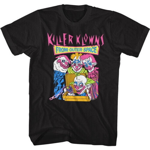 Killer Klowns From Outer Space Pizza Deliveries Black Adult T Shirt Walmart Com