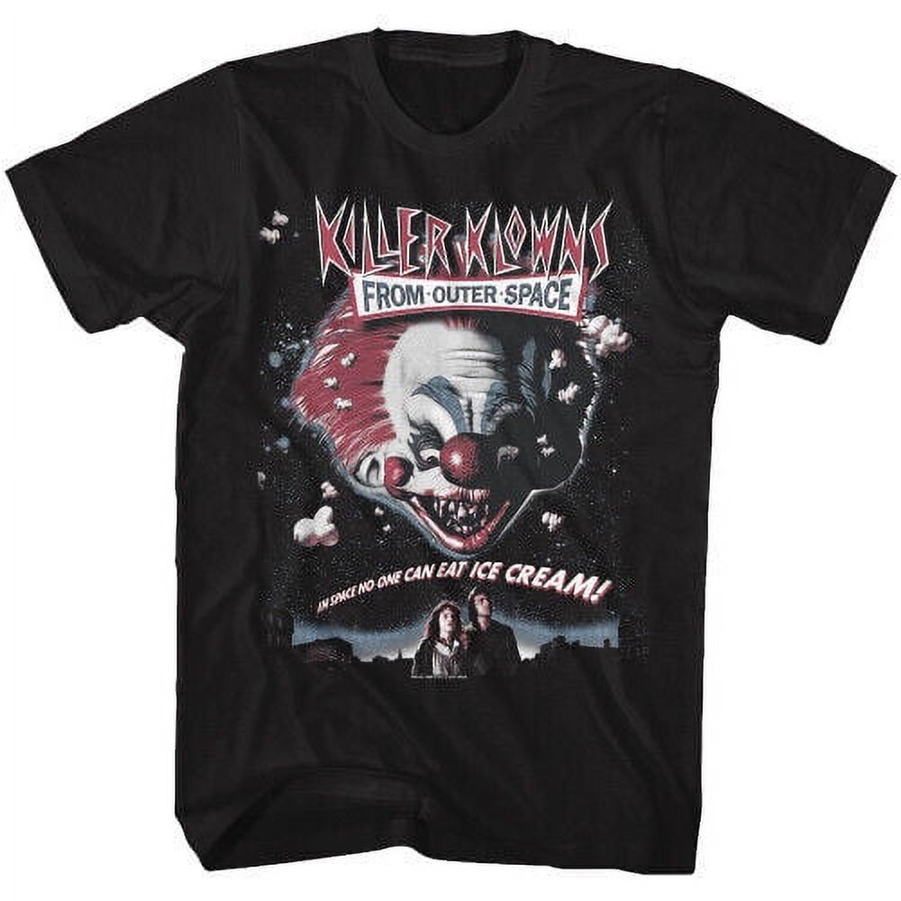 Killer Klowns From Outer Space Poster Black Adult TShirt