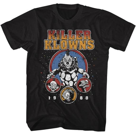 Killer Klowns In Outer Space 1988 Black Adult T-Shirt