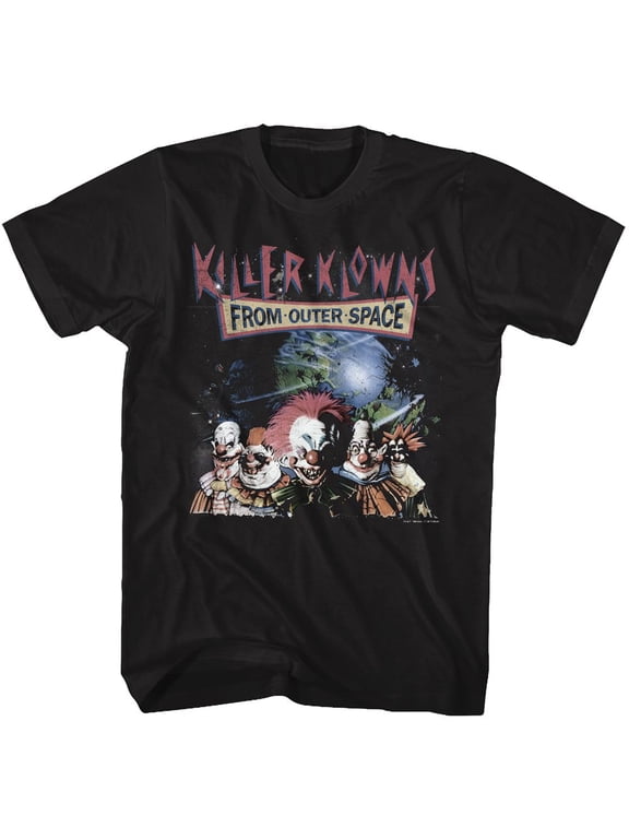 Killer Klowns In Outer Space Black Adult T-Shirt 2Xl