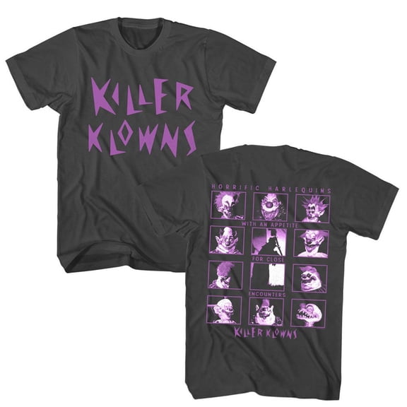 Killer Klowns In Outer Space Horrific Harlequins Smoke Adult T-Shirt M ***F&B***