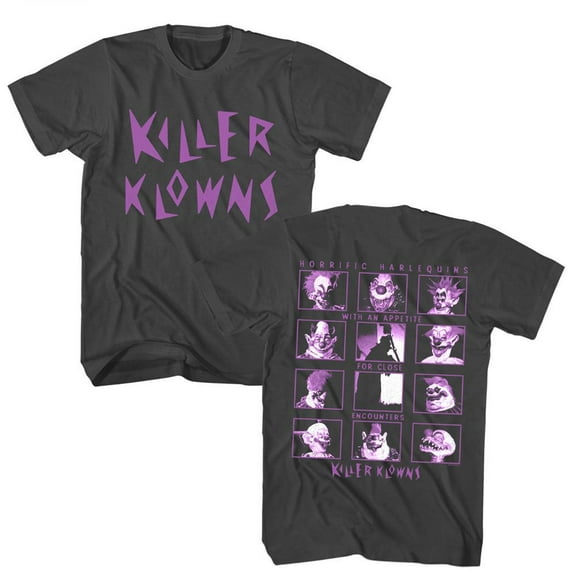 Killer Klowns In Outer Space Horrific Harlequins Smoke Adult T-Shirt S ***F&B***