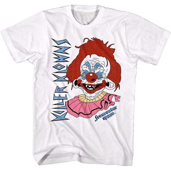 Killer Klowns In Outer Space Rudy Headshot White Adult T-Shirt 5Xl