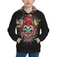 thumbnail image 1 of Killer Klowns From Outer Space Clown Hoodie, Casual Unisex Youth Hoodie, Fashion Novelty Long Sleeve Pullover Sweatshirt Hooded For Kid, Teens And Adults, 1 of 9