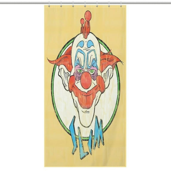 Killer Klowns from Outer Space Clown Shower Curtain, Bath Curtain Bathroom Home Decor Waterproof Polyester for Bathroom with 12 Hooks 35.43x70.87Inch(90x180cm)