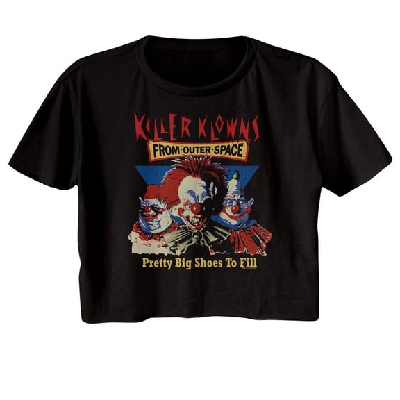 Killer Klowns Pretty Big Shoes to Fill Women's Crop Top (L)