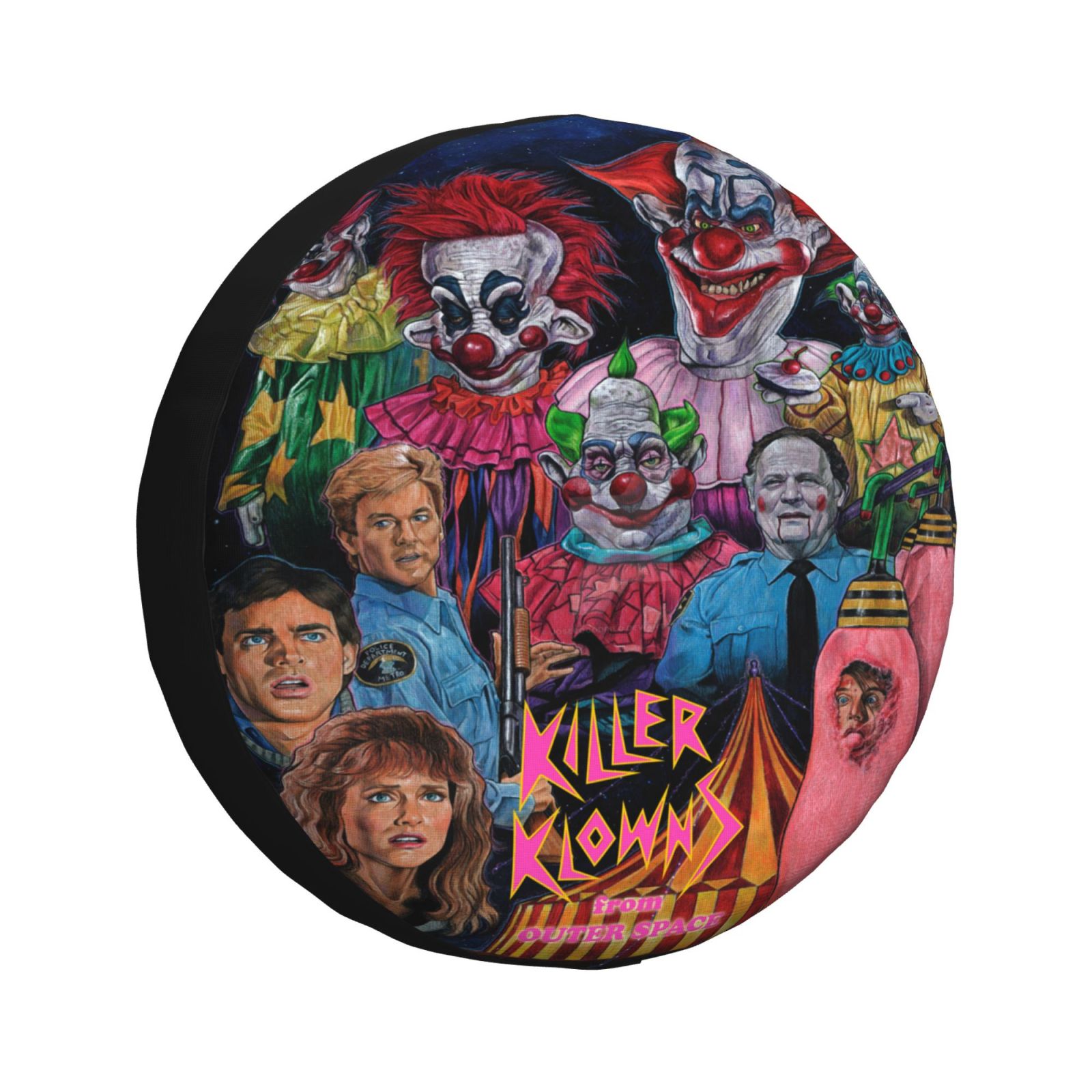 Killer Klowns Tire Cover Weatherproof Universal Wheel Protectors Camper Tire Covers for Trailer