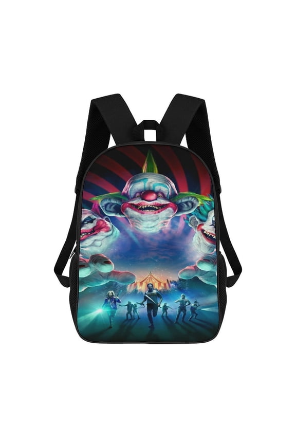 Killer Klowns from Outer Space Backpack Large Capacity 17 Inch Laptop Bag Lightweight Daypack Bookbag for School College Travel Hiking Work
