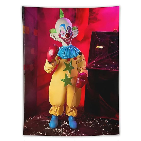 Killer Klowns from Outer Space Clown Tapestry Wall Hanging, Elegant Wall Hanging Tapestries Wall Art for Bedroom Decor, Outdoor, Parties 60"x80"