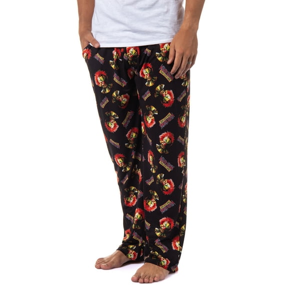 Killer Klowns from Outer Space Mens' Horror Movie Film Character Sleep Lounge Pajama Pants Sleepwear Loungewear