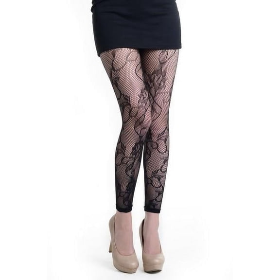 Killer Legs by Yelete Roseland Fishnet Footless Fishnet Tights 828DY749