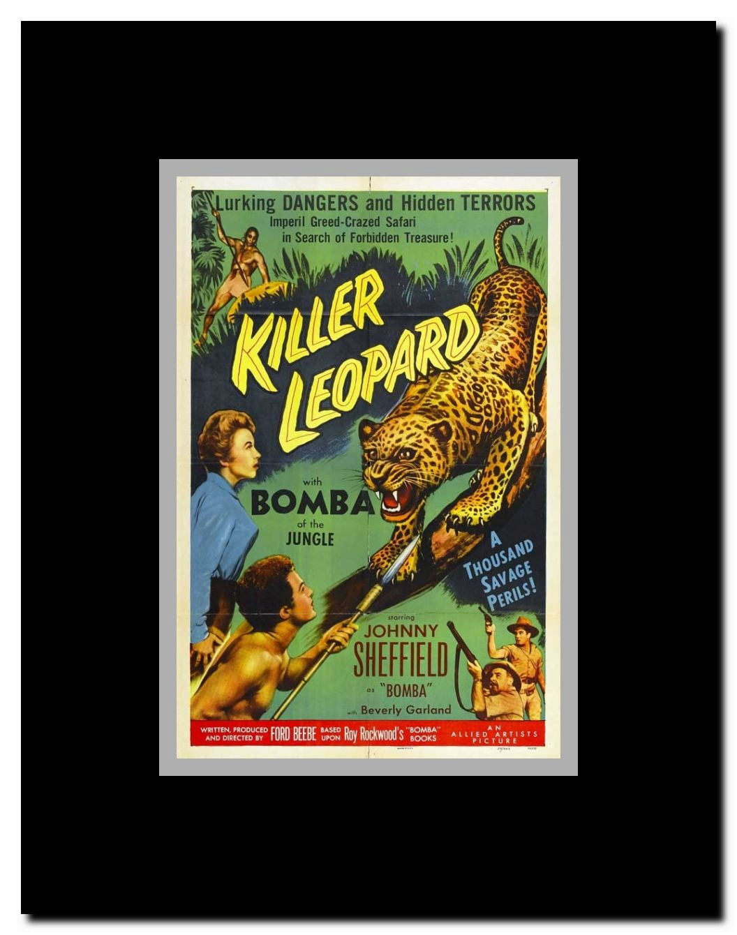 Killer Leopard Framed Movie Poster