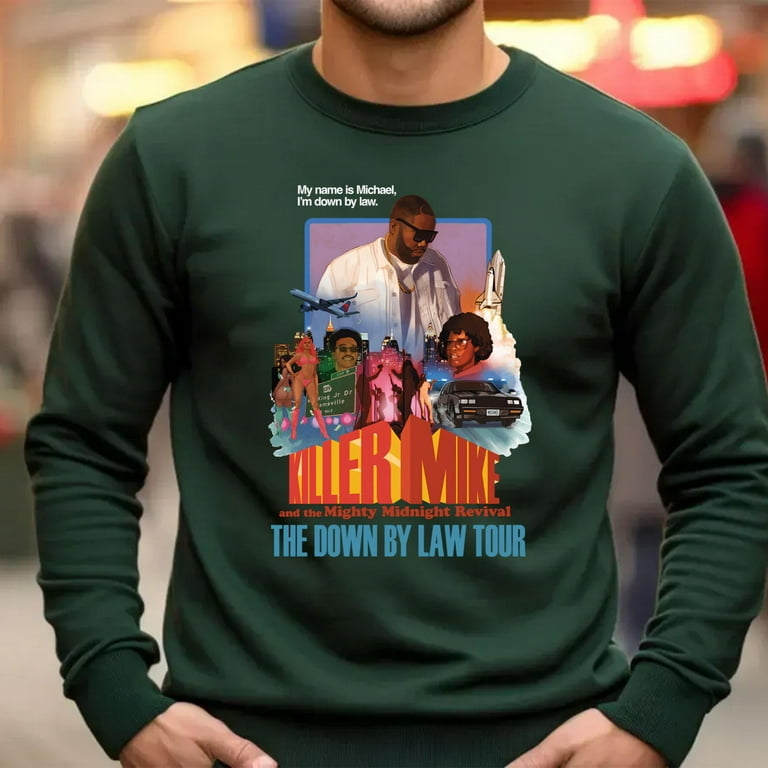 Killer Mike Down By Law Tour 2024 Shirt Killer Mike Fan Shirt Killer Mike 2024 Concert Shirt Down By Law 2024 Concert Shirt unisex soft style t shirt Walmart