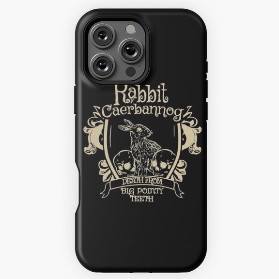 Killer Rabbit of Caerbannog Monty Python Phone Case for iPhone 16 15 14 13 12 11 Pro Max - Protective Phone