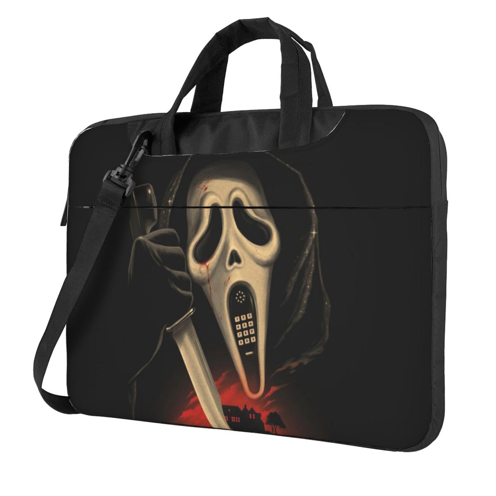 Scream Library Case Killer Scream Posters Films Portable Laptop Bag Shoulder Laptop Case ...