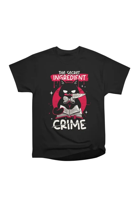 Killer Secret Ingredient Evil Cat T-Shirt Tee Gift For Him Merch For Her Apparel For Frien